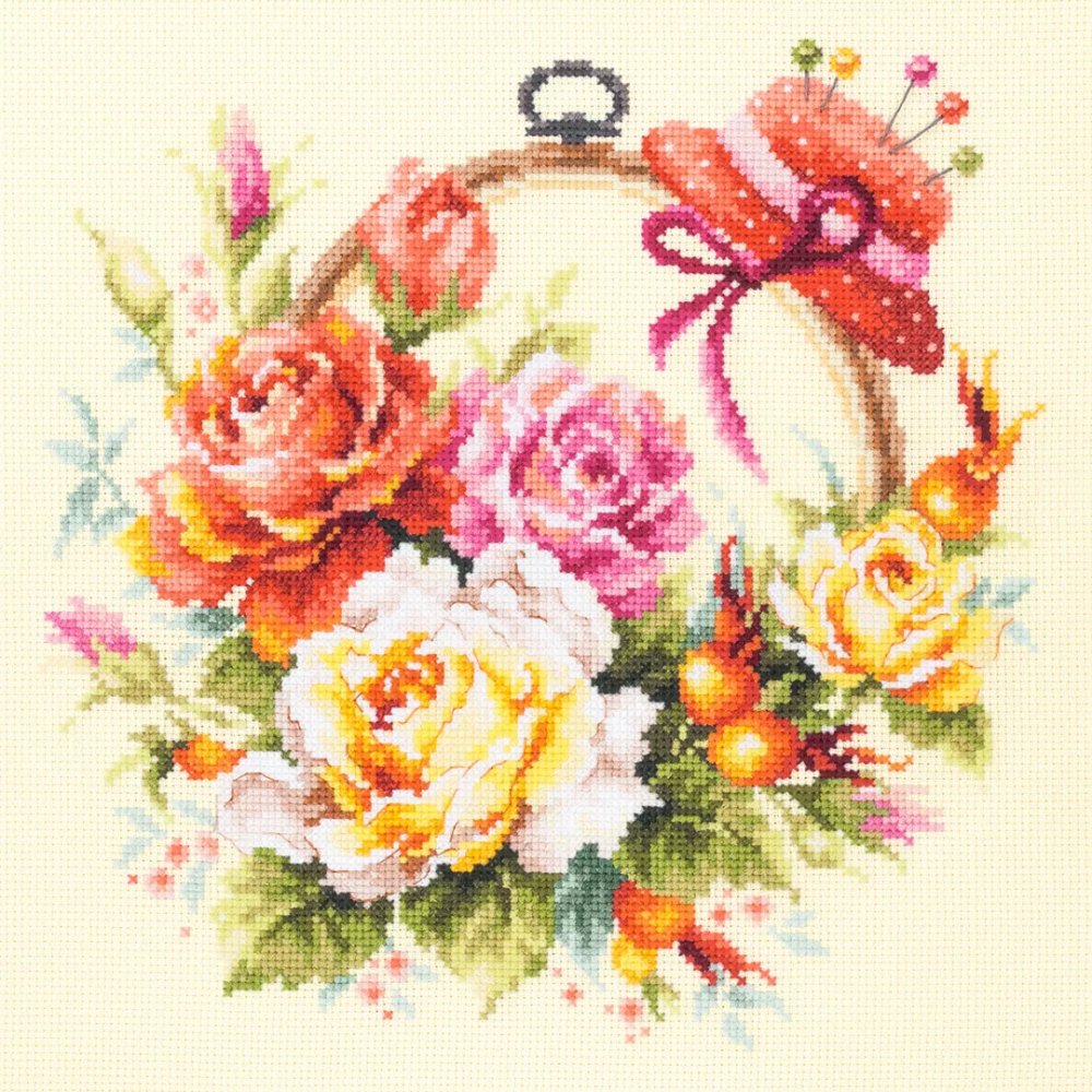(image for) Roses For Needlewoman
